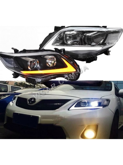 Передние LED фары Corolla (10-12) 
